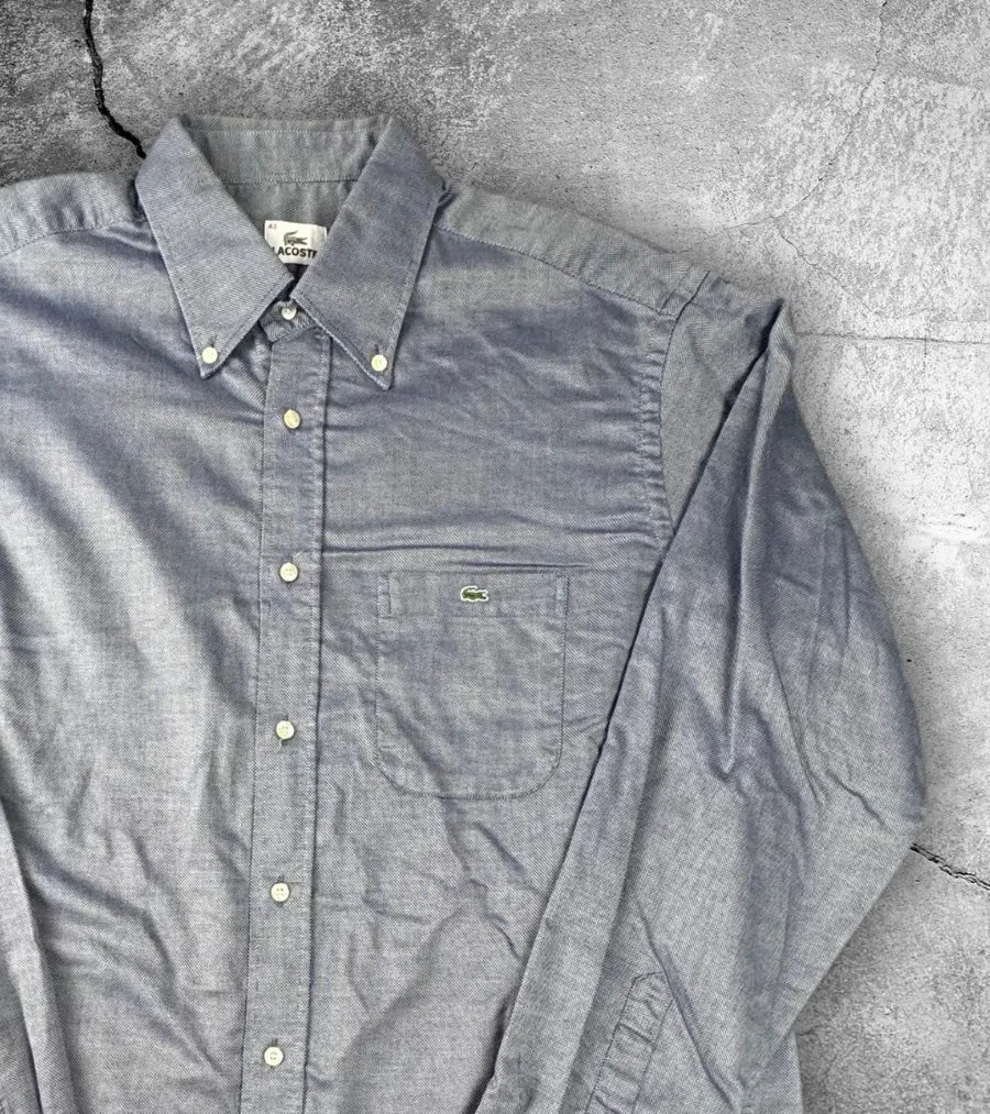 Metallic Lacoste Hemd XL